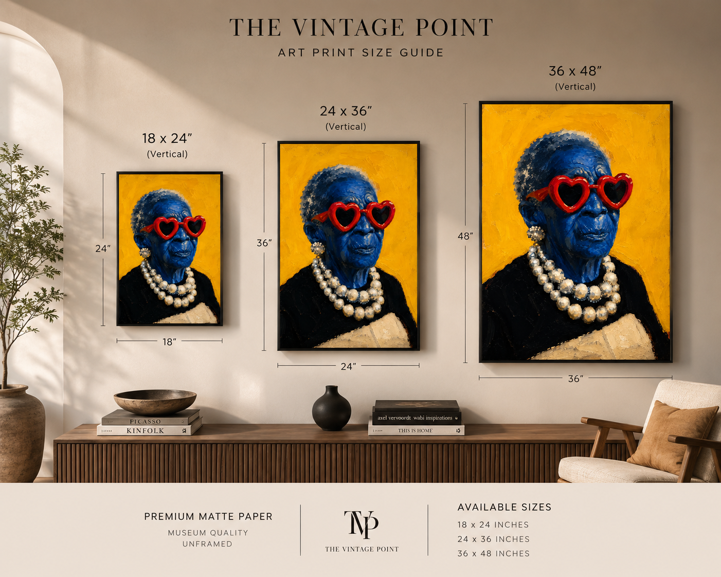 BLUE PORTRAIT ART