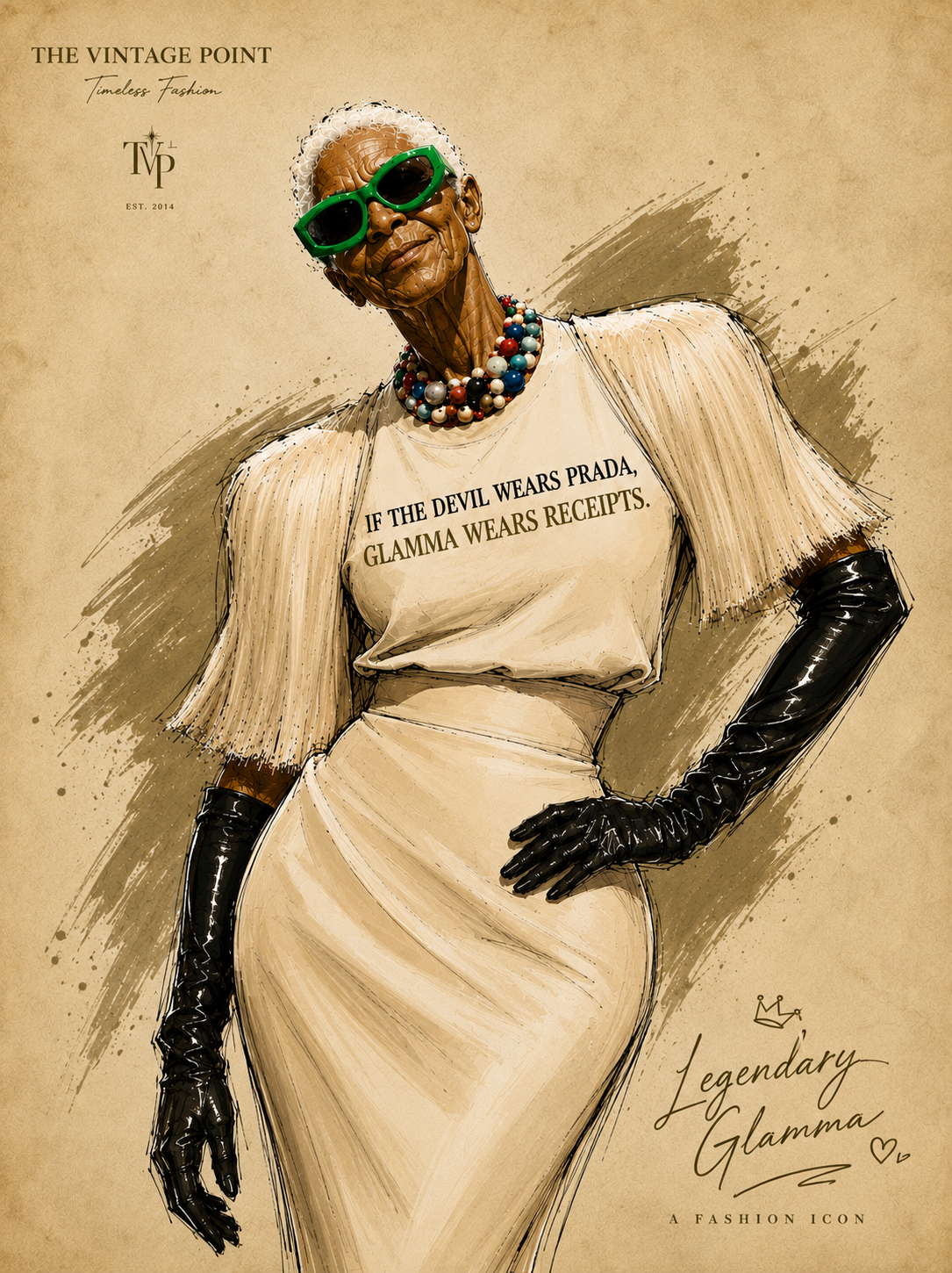 GLAM-MA TEE