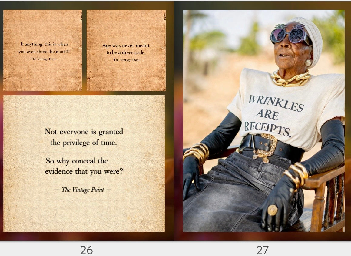 WRINKLES ARE RECEIPTS: A Living Archive book.