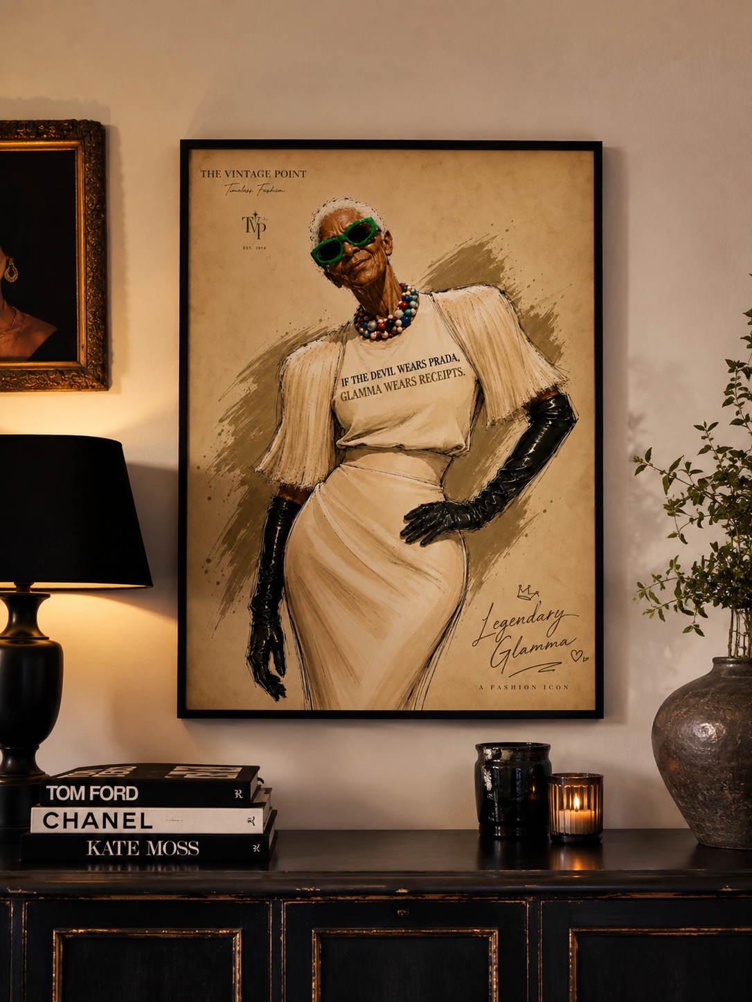 THE GLAM- MA PRINT