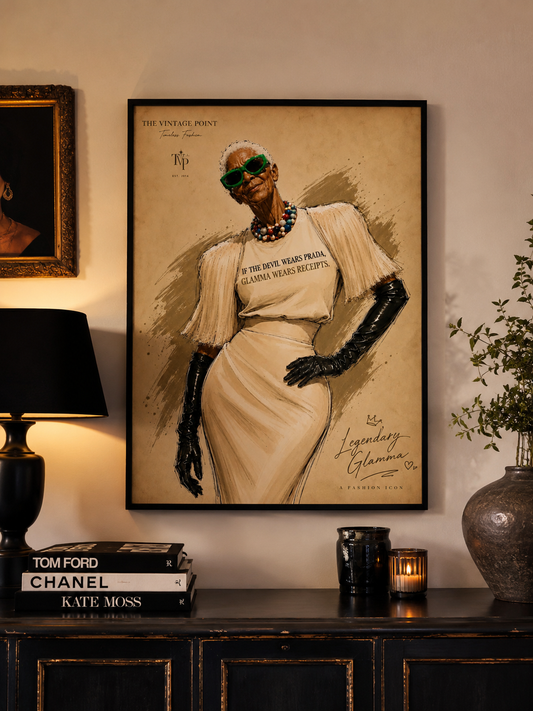 THE GLAM- MA PRINT