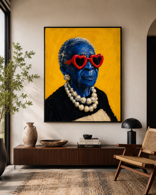 BLUE PORTRAIT ART