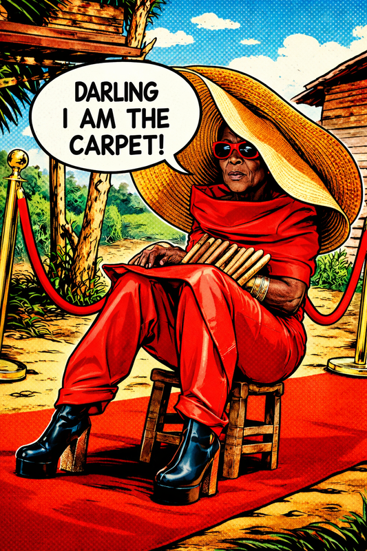 DARLING I AM THE CARPET!