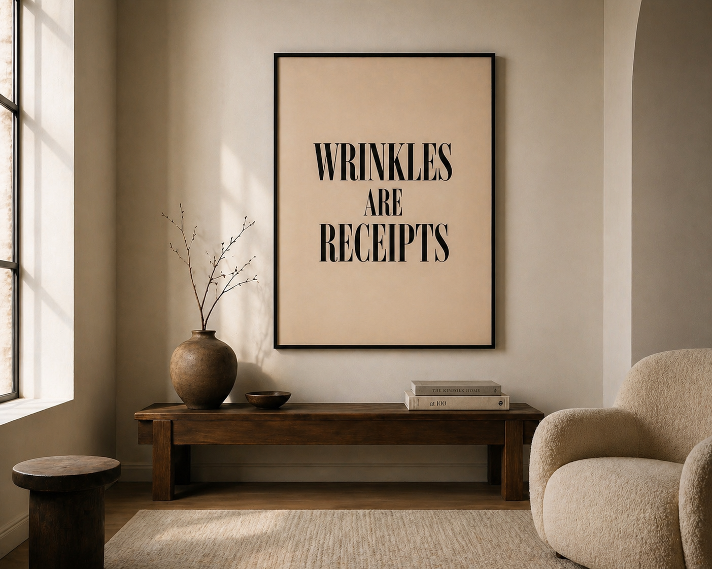 WRINKLES ARE RECEIPTS PRINT