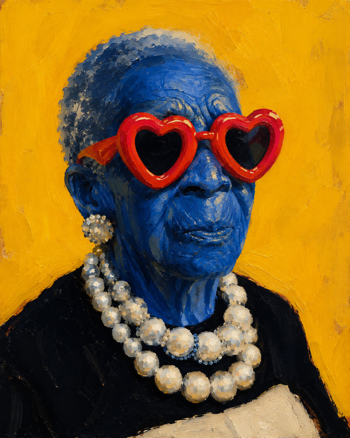 BLUE PORTRAIT ART