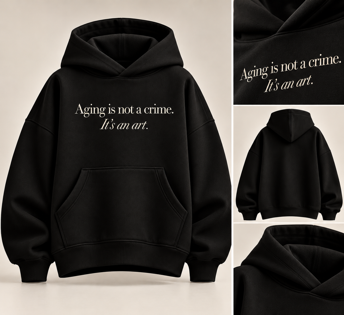 THE ART OF AGING HOODIE’S