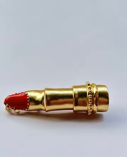 FINGER RING RED